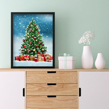 Christmas Tree - Full Round Drill Diamond Painting 30*40CM