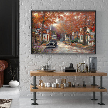 House Street - Full Round Drill Diamond Painting 50*40CM