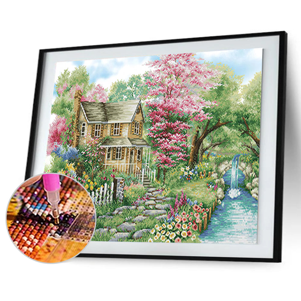 Four Seasons - Full Round Drill Diamond Painting 40*30CM