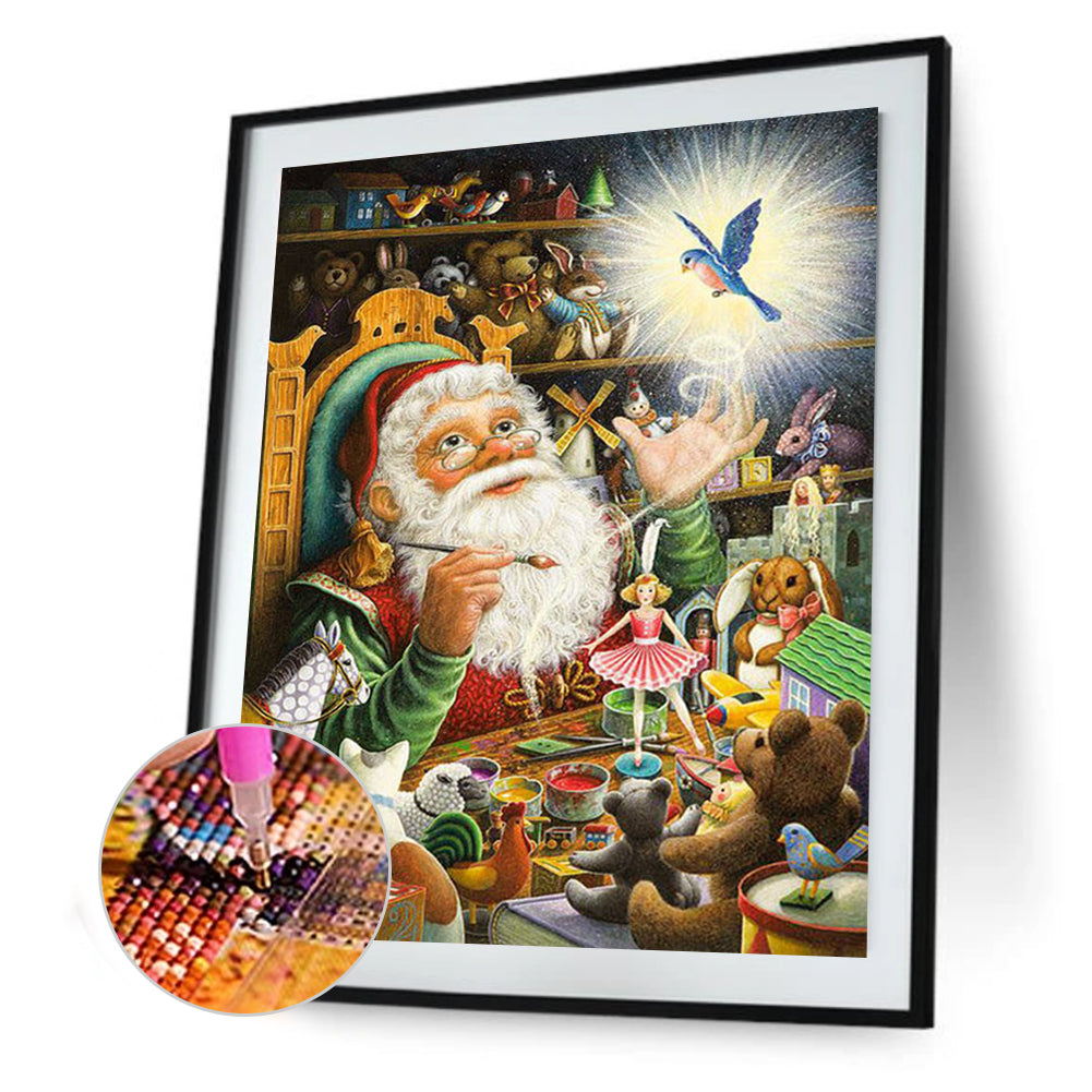 Santa Claus - Full Round Drill Diamond Painting 40*50CM