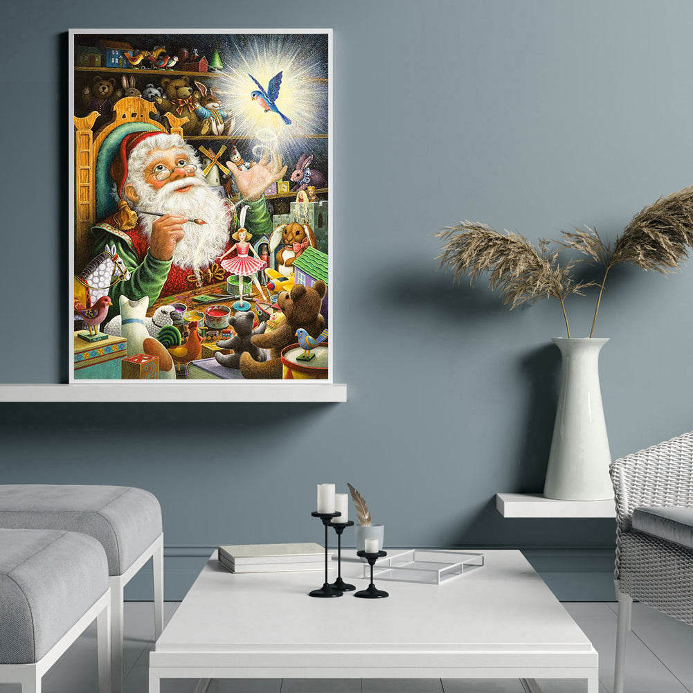 Santa Claus - Full Round Drill Diamond Painting 40*50CM