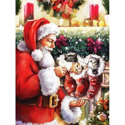 Santa Claus - Full Round Drill Diamond Painting 40*50CM