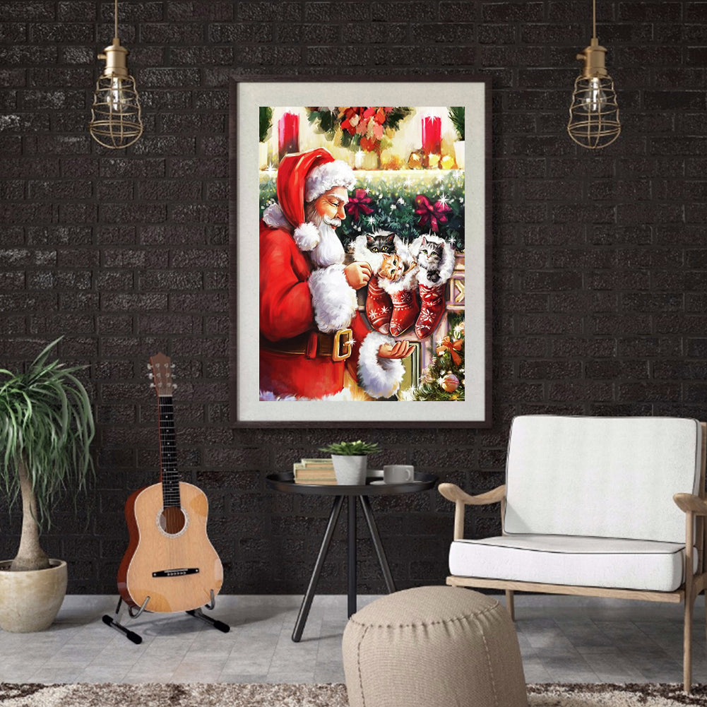 Santa Claus - Full Round Drill Diamond Painting 40*50CM