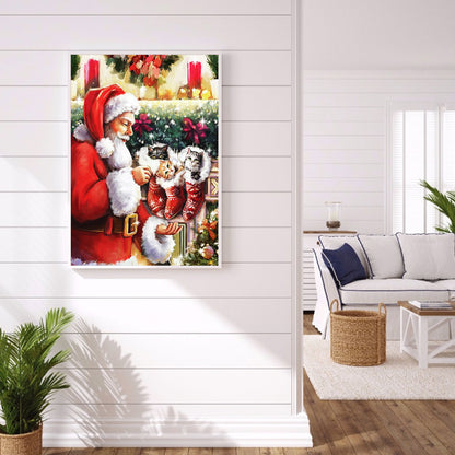 Santa Claus - Full Round Drill Diamond Painting 40*50CM