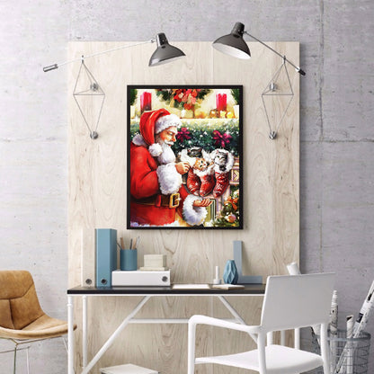 Santa Claus - Full Round Drill Diamond Painting 40*50CM