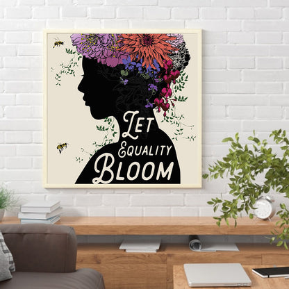 Flower Girl - Full Round Drill Diamond Painting 40*40CM