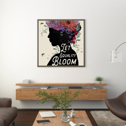 Flower Girl - Full Round Drill Diamond Painting 40*40CM