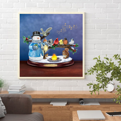 Snowman Animal - Full Round Drill Diamond Painting 40*40CM