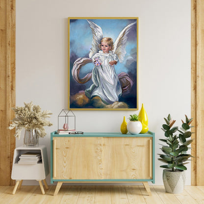 Angel Girl - Full Round Drill Diamond Painting 30*40CM