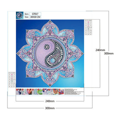 Datura - Special Shaped Drill Diamond Painting 30*30CM