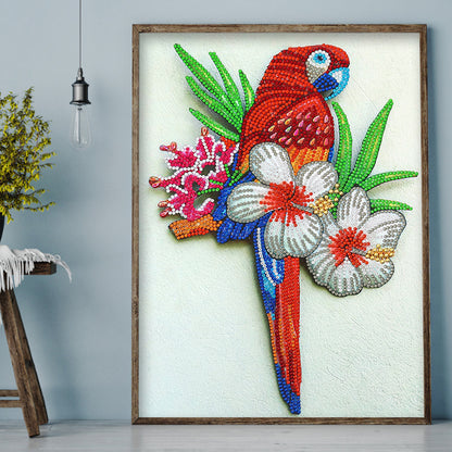 Parrot - Special Shaped Drill Diamond Painting 30*40CM