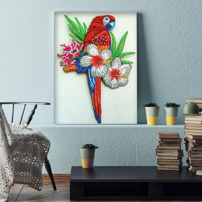 Parrot - Special Shaped Drill Diamond Painting 30*40CM