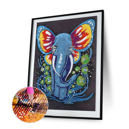 Elephant - Special Shaped Drill Diamond Painting 30*40CM