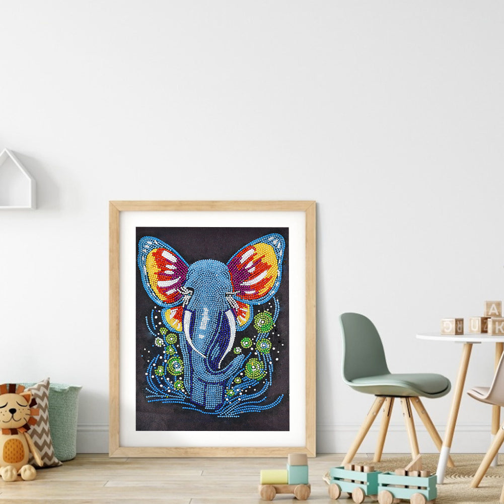 Elephant - Special Shaped Drill Diamond Painting 30*40CM