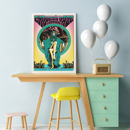 Dark Skeleton - Full Round Drill Diamond Painting 30*40CM