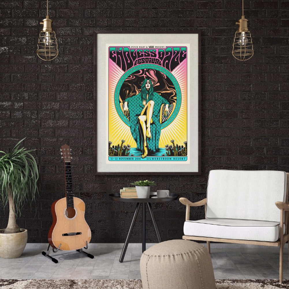 Dark Skeleton - Full Round Drill Diamond Painting 30*40CM