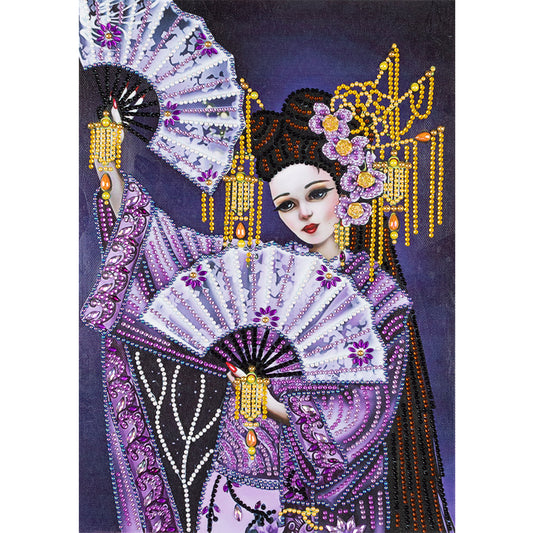 Ancient Beauty - Special Shaped Drill Diamond Painting 30*40CM