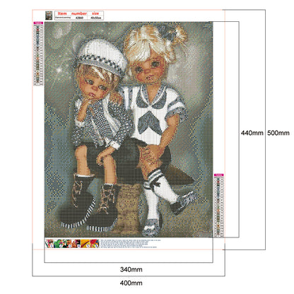 Doll - Full Round Drill Diamond Painting 40*50CM