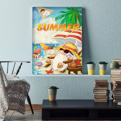 Summer Beach - Full Round Drill Diamond Painting 30*40CM