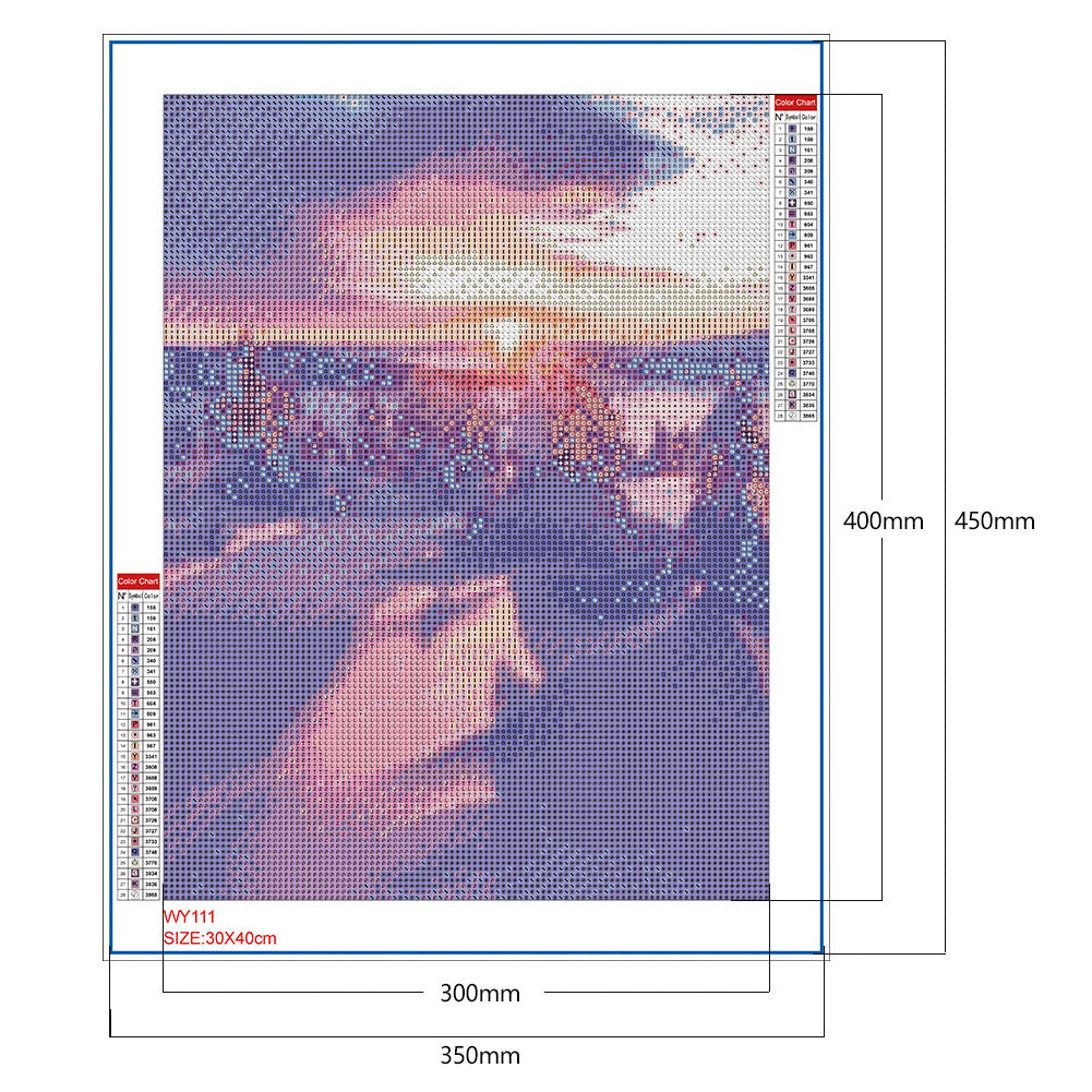 Snow Scene - Full Round Drill Diamond Painting 30*40CM