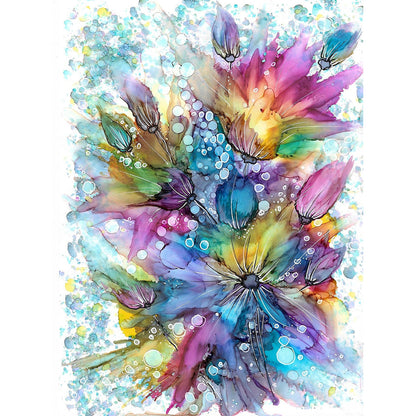 Splash ink - Full Round Drill Diamond Painting 30*40CM