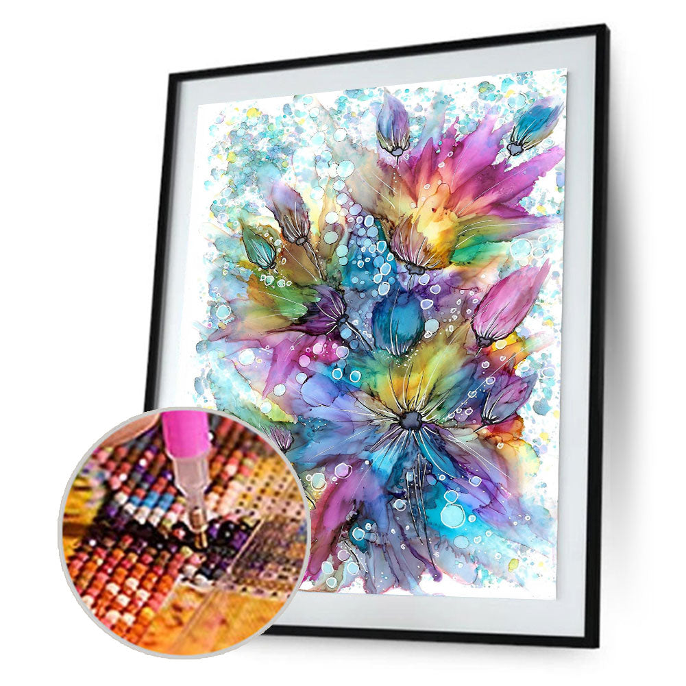 Splash ink - Full Round Drill Diamond Painting 30*40CM