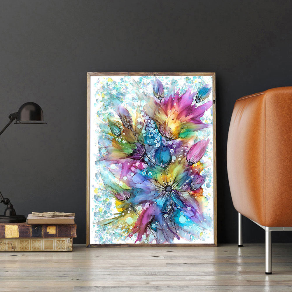 Splash ink - Full Round Drill Diamond Painting 30*40CM