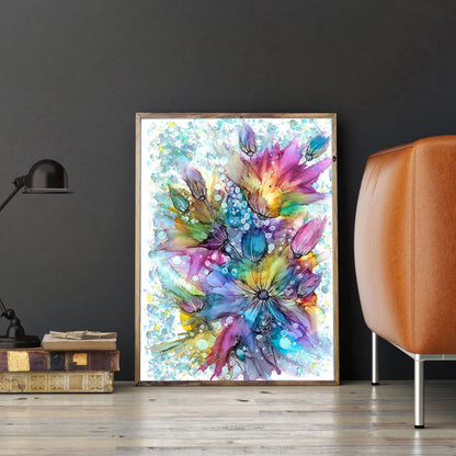 Splash ink - Full Round Drill Diamond Painting 30*40CM