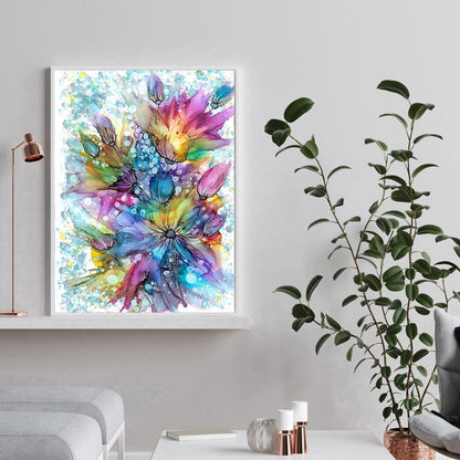 Splash ink - Full Round Drill Diamond Painting 30*40CM