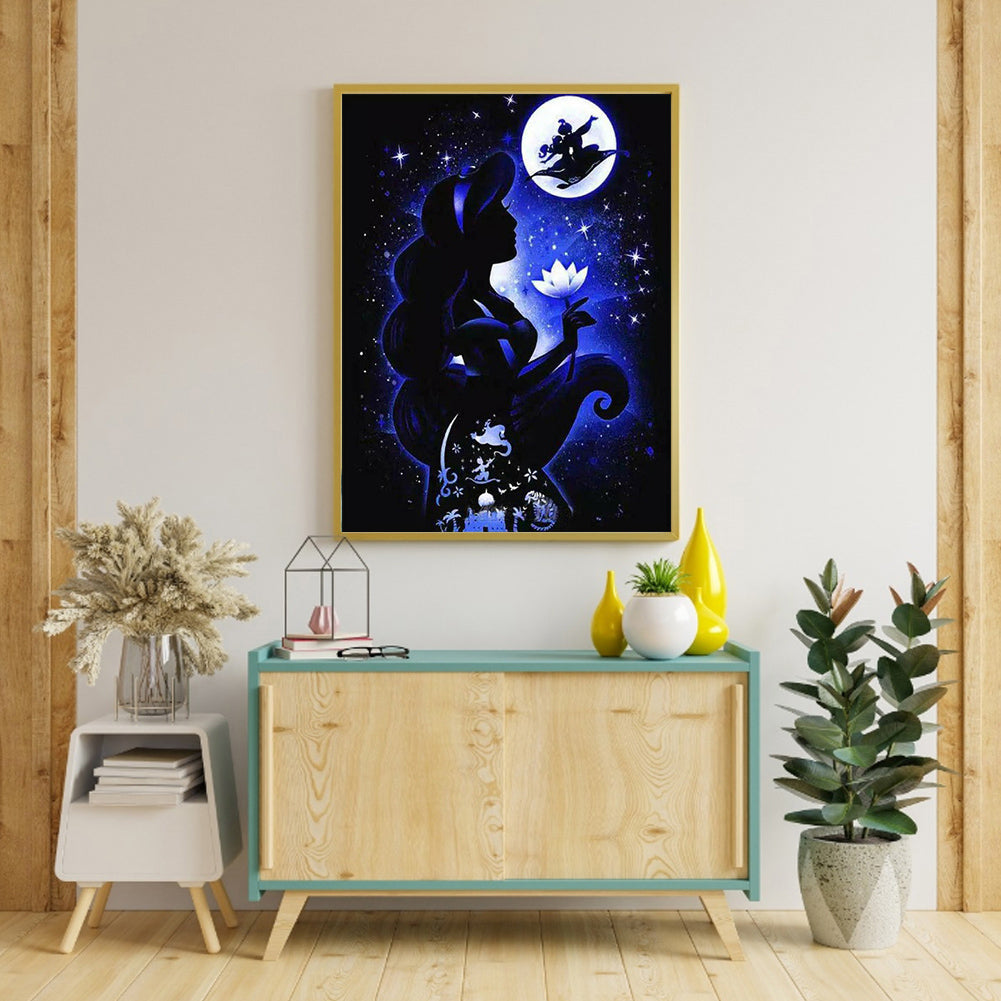 Girl - Full Round Drill Diamond Painting 30*40CM