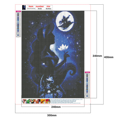 Girl - Full Round Drill Diamond Painting 30*40CM