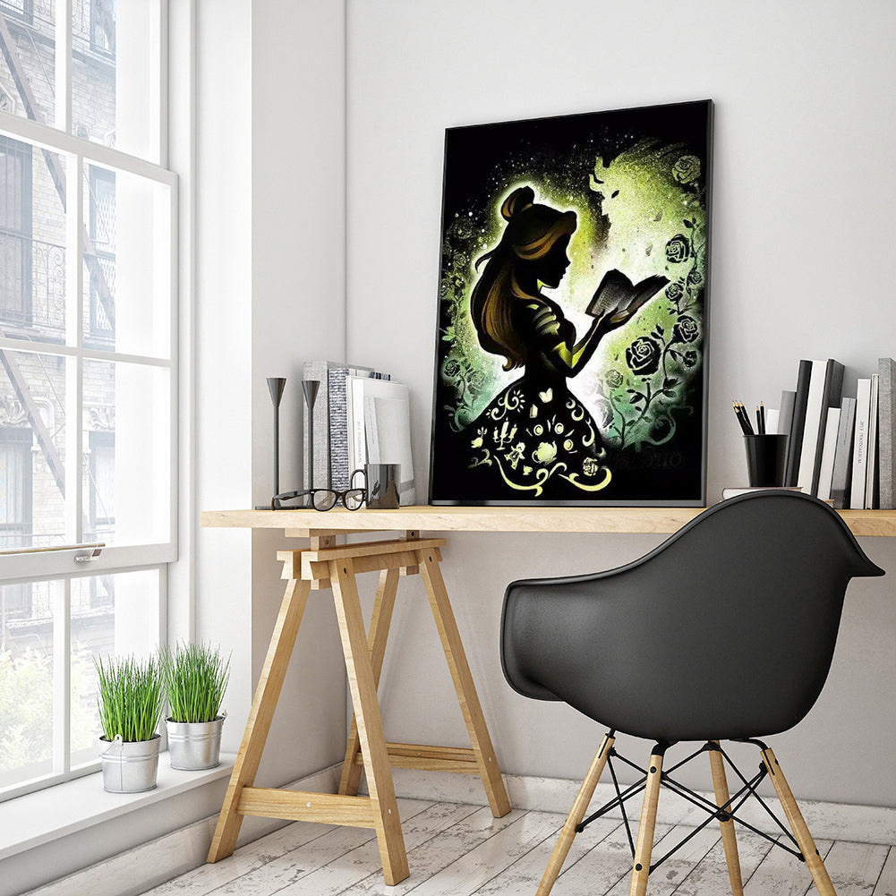 Girl - Full Round Drill Diamond Painting 30*40CM