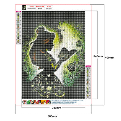 Girl - Full Round Drill Diamond Painting 30*40CM