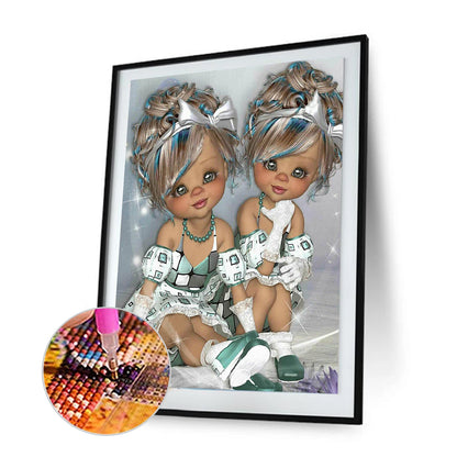 Doll - Full Round Drill Diamond Painting 40*50CM