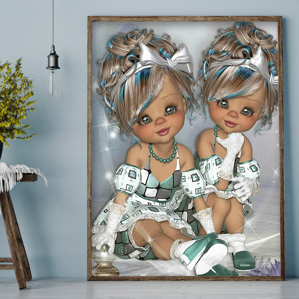 Doll - Full Round Drill Diamond Painting 40*50CM