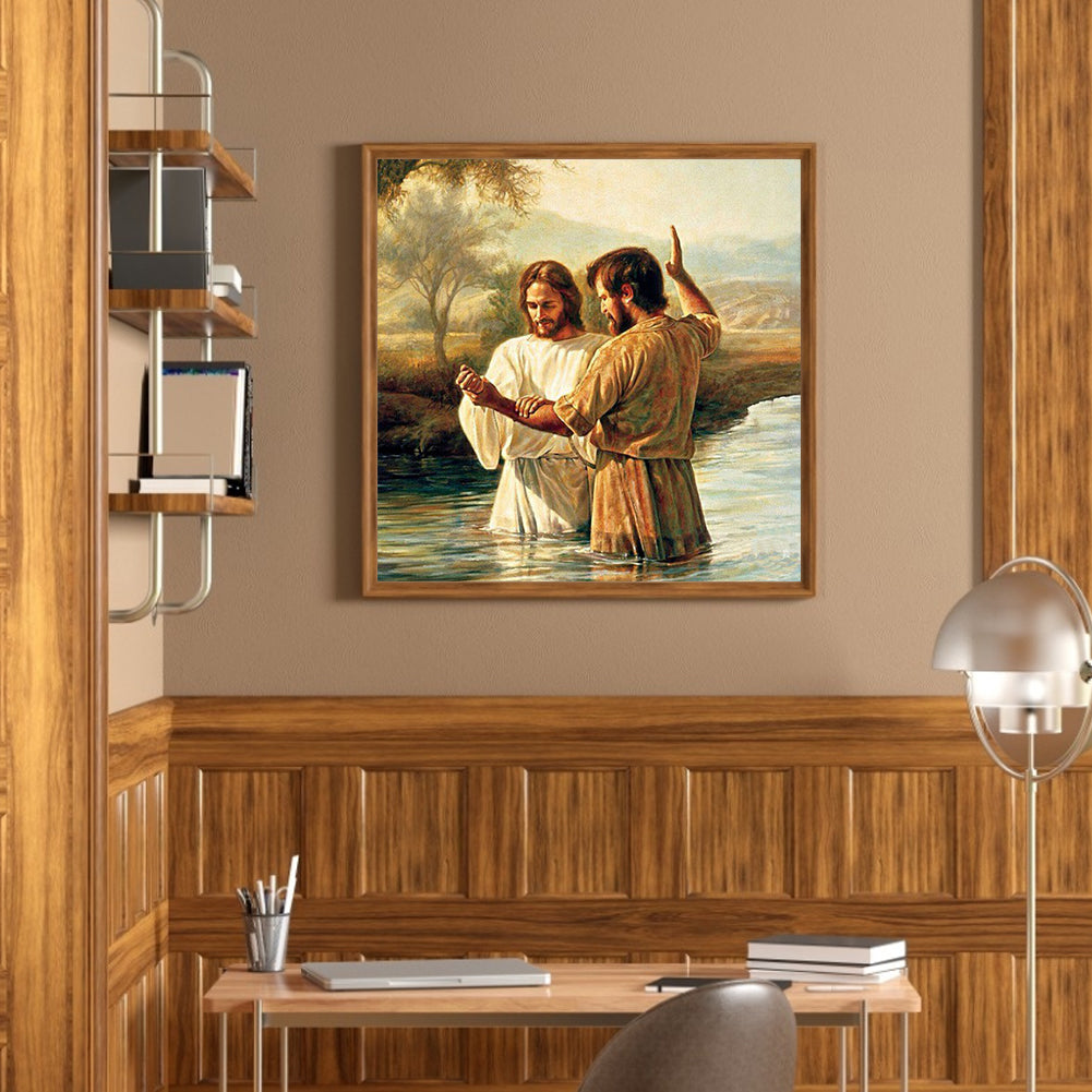 Men - Full Round Drill Diamond Painting 30*30CM