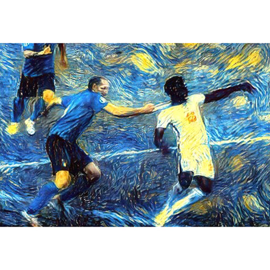 Soccer Players - Full Round Drill Diamond Painting 40*30CM