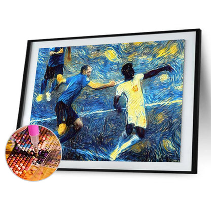 Soccer Players - Full Round Drill Diamond Painting 40*30CM