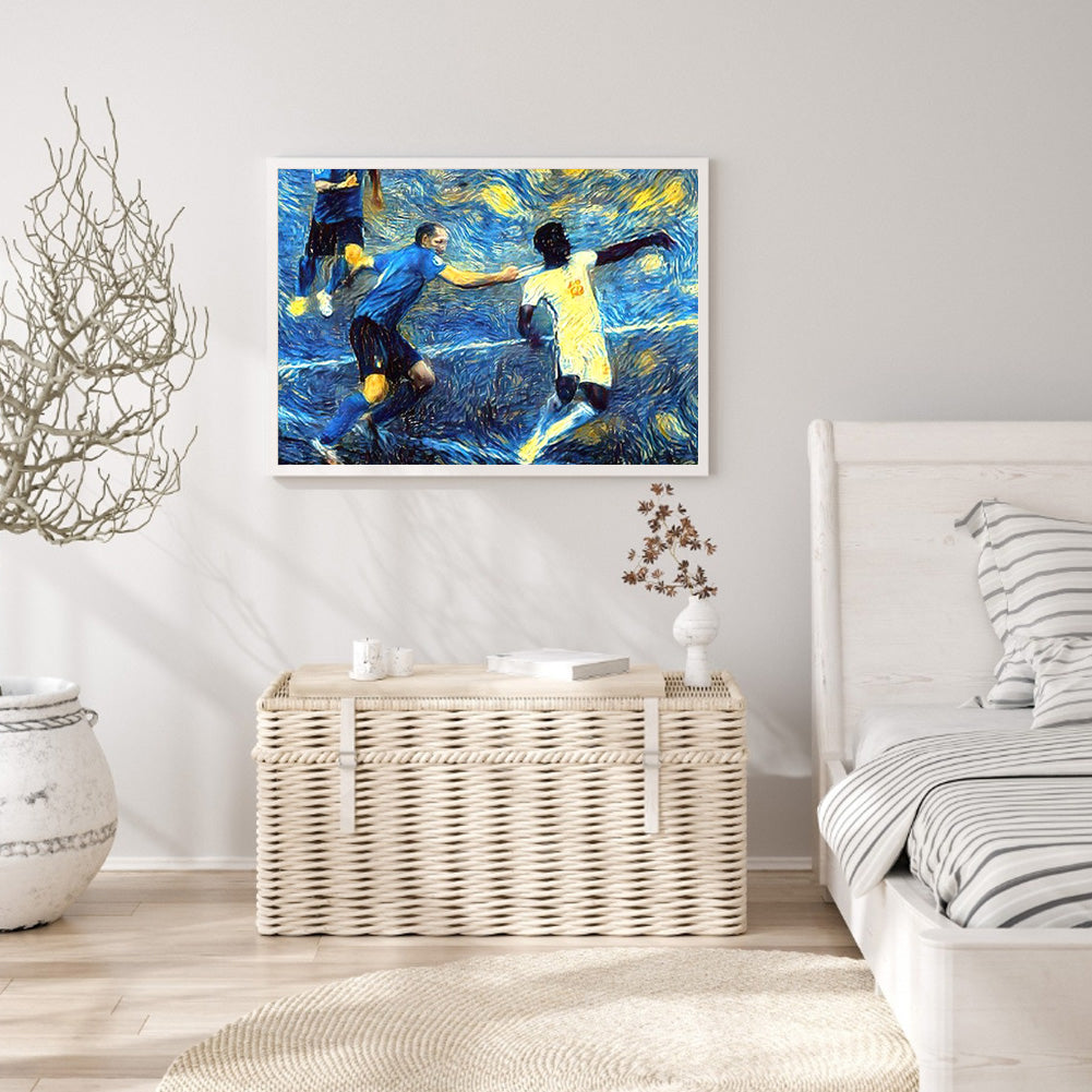 Soccer Players - Full Round Drill Diamond Painting 40*30CM