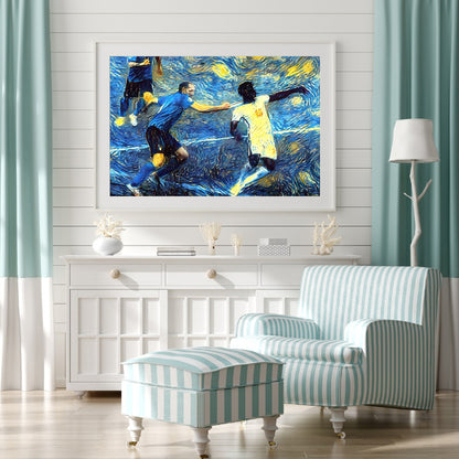 Soccer Players - Full Round Drill Diamond Painting 40*30CM