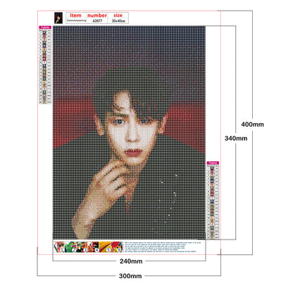 2PM - Full Round Drill Diamond Painting 30*40CM