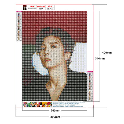 2PM - Full Round Drill Diamond Painting 30*40CM