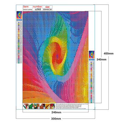 Abstract - Full Square Drill Diamond Painting 30*40CM