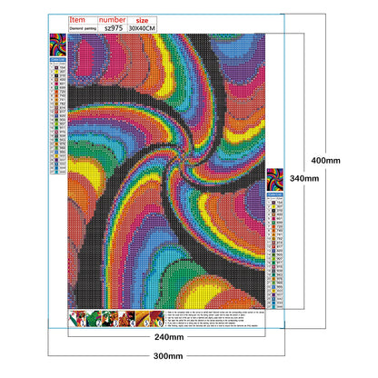 Abstract - Full Square Drill Diamond Painting 30*40CM