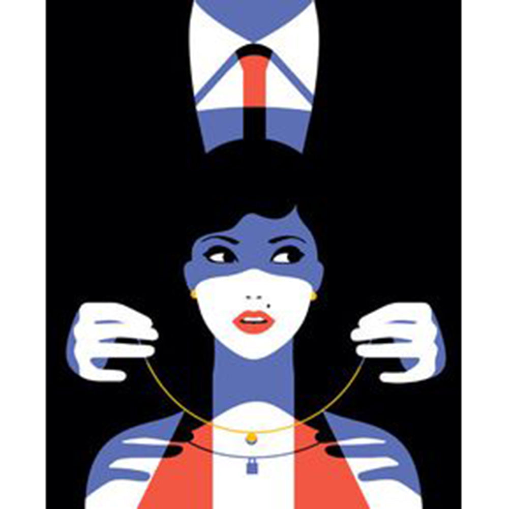 Head - Full Round Drill Diamond Painting 30*40CM