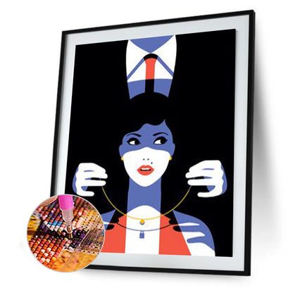 Head - Full Round Drill Diamond Painting 30*40CM