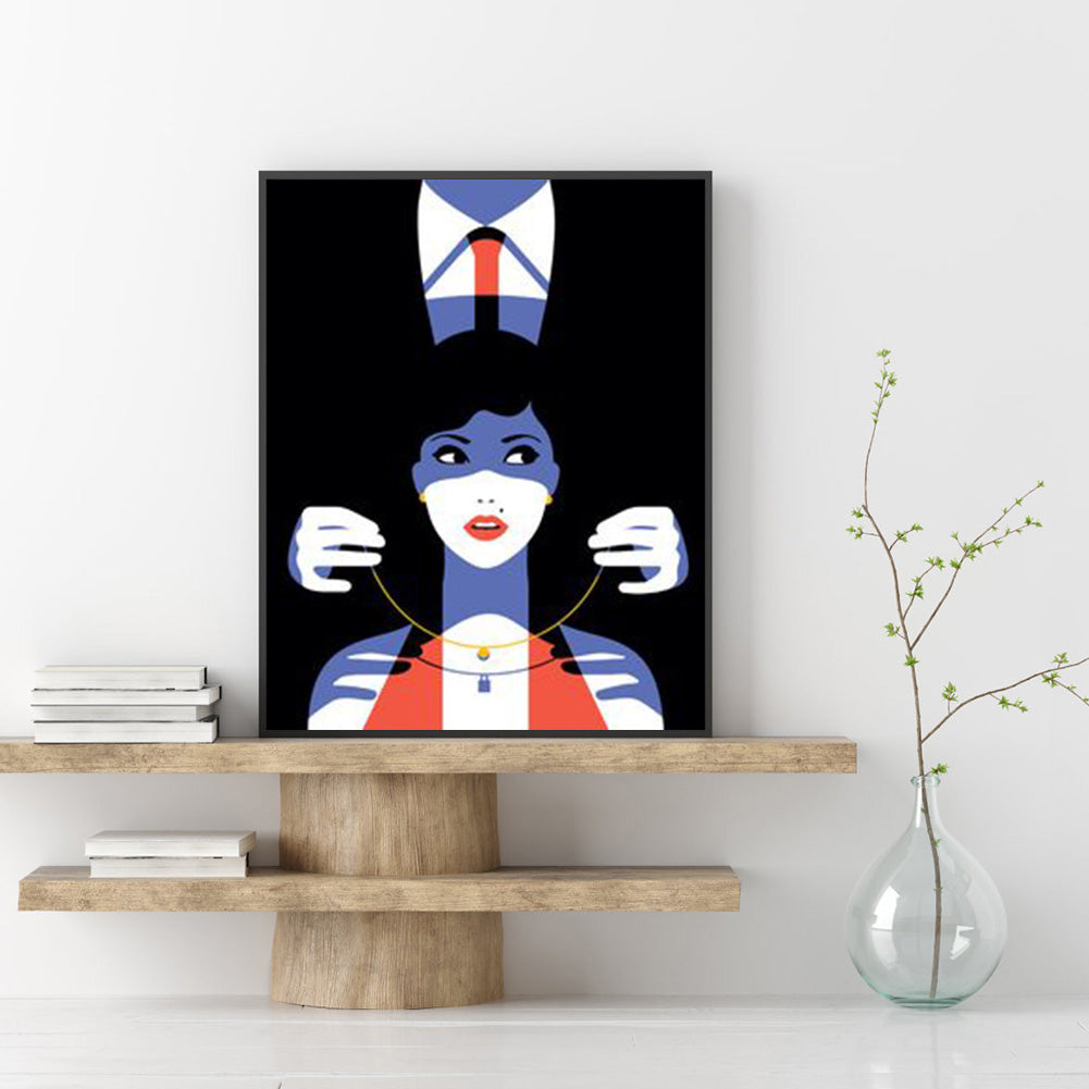 Head - Full Round Drill Diamond Painting 30*40CM