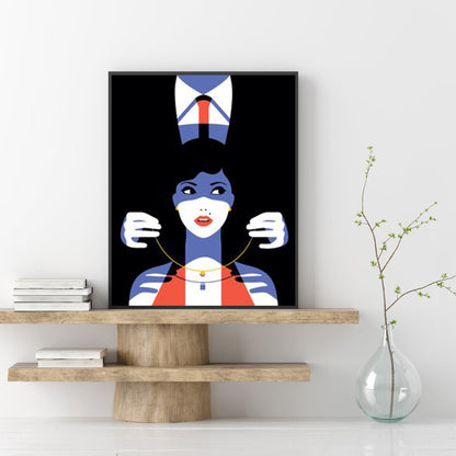 Head - Full Round Drill Diamond Painting 30*40CM