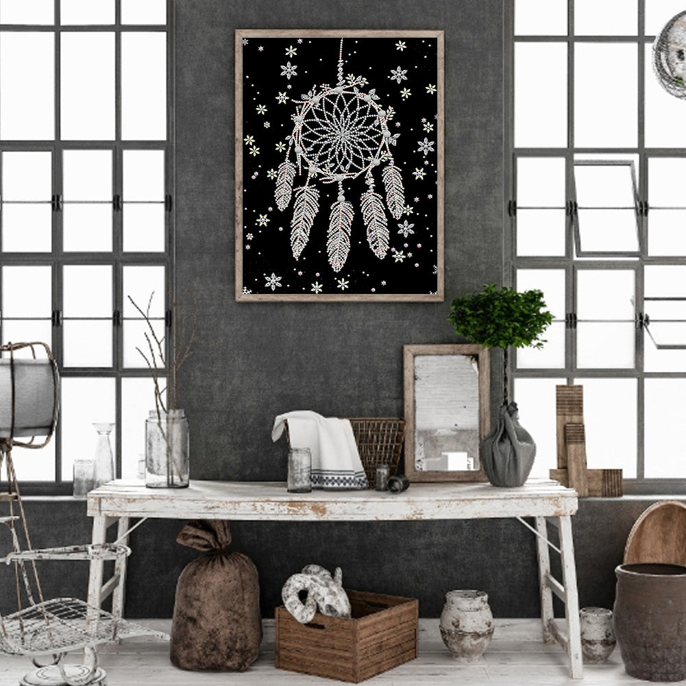 Dream Catcher - Special Shaped Drill Diamond Painting 30*40CM