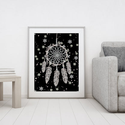 Dream Catcher - Special Shaped Drill Diamond Painting 30*40CM